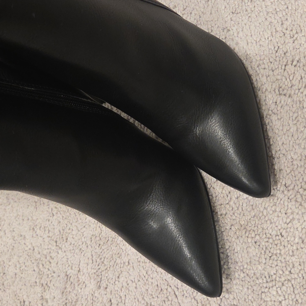 Shoe Dazzle Lola WC Black Over-the-Knee Boots - Picture 4 of 8